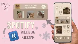 Como Fazer | Ter WIDGETS do SPOTIFY de iPHONE no ANDROID PERSONALIZADO e EXCLUSIVO com o KWGT