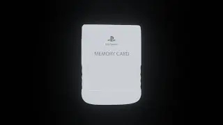 PS1 Memory card Timelapse | Blender