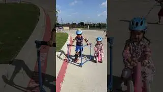 How to Ride #toddleractivities #toddlers #bicycle #bike #skates #summer #2024 #kids