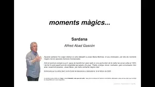 Sardana MOMENTS MÀGICS (Alfred Abad)