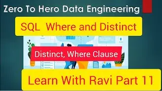 Snowflake Tutorial in Telugu 11 : Snowflake SQL distinct and where clause to filter data #snowflake