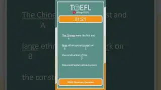 TOEFL Grammar Practice 