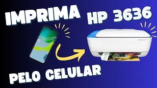Como imprimir DIRETO do CELULAR. Impressora HP Deskjet 3636