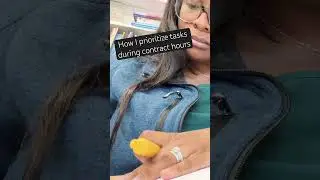 How I complete my tasks during contract hours #asmr #planning #teachertips #goodhabits #asmrsounds