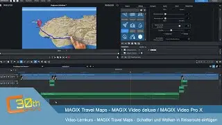 MAGIX Travel Maps   Objektschatten und Wolken in die Reiseroute einfügen