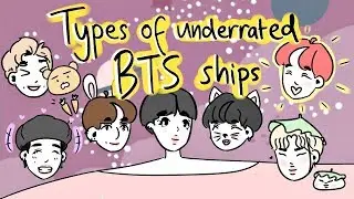 types of underrated bts ships