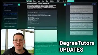 DegreeTutors Website Updates, New AI Features, Embedded Jupyter Notebooks and Course Plans for 2024
