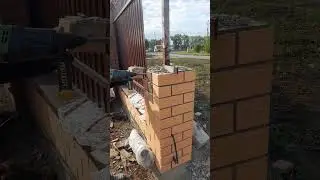 We dismantle brick pillars