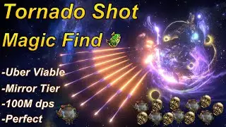 [3.24] The Best Magic Find Tornado Shot Deadeye Build (Mirror Tier) - Path of Exile