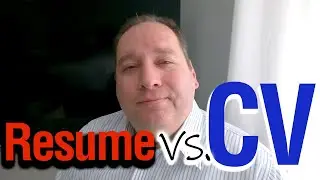 Resume vs. CV