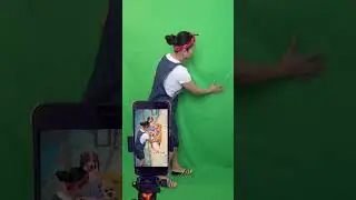 Green Screen Effect Before and After 