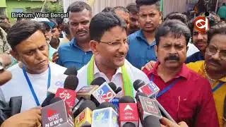 Convoy of Birbhum Trinamool district president Kajal Sheikh hit by road accident