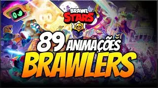 TODAS AS 89 ANIMAÇÕES DE DESBLOQUEIO DE BRAWLER | Ollie, Meeple, Buzz Lightyear...
