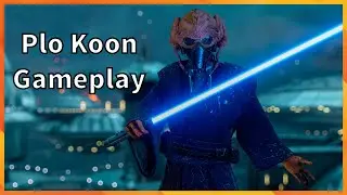Plo Koon Gameplay Star Wars Battlefront 2