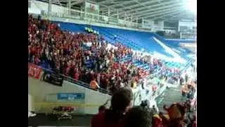 Wales-Belgium: Sfeer na wedstrijd