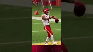 Patrick Mahomes TOUCHDOWN pass in Madden 25 Super Bowl 59