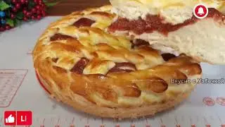 ШИКАРНАЯ ФОРМОВКА ПИРОГА!КАК КРАСИВО УКРАСИТЬ ПИРОГИ.СДОБНЫЕ ПИРОГИ.ПРАЗДНИЧНЫЕ ПИРОГИ.РЕЦЕПТ.