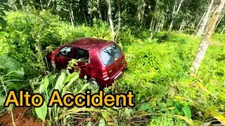 Aulto accident at Mallappally Karukachal road #alto