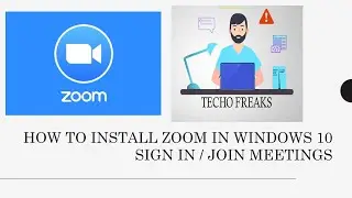 How to Install Zoom in Windows 10 | Latest 2020