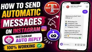 how to send automatic messages on instagram | Instagram Welcome Message Kaise Set Kare