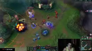 Tyler1 attempts to fight a Qiyana