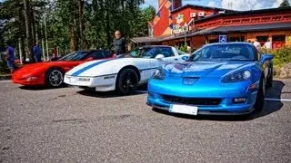 Corvette Show and Meet 2013 - PART 1: arrivals, overview, V8 sounds