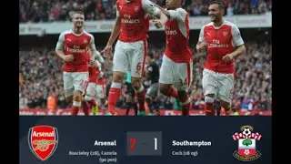 Arsenal vs Southampton 2-1 All Goals and Full Highlights 10/09/2016