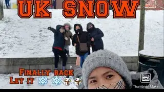 London  snow finally back ☃️☃️☃️☃️24/01/2021