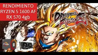 Ryzen 5 1600 AF + RX 570 4GB /// Dragon ball fighterZ ( Test ) Modo Arcade