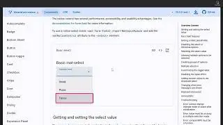 bug(mat-select)