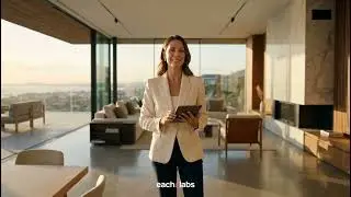 Eachlabs x P-Video-Avatar : Luxury Real Estate Presenter Video - Cheap and Fast AI Avatar Content