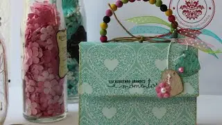 Tutorial: Mini álbum con dos hojas de scrapbook