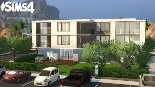 Modern Apartment Building | Stop Motion build | The Sims 4 | NO CC