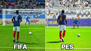 PAUL POGBA Penalty • FIFA vs PES (2013-2023)