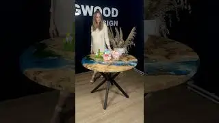 Стол из слэба и эпоксидной смолы. Делаем красиво