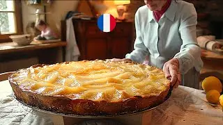 🇫🇷101-Year-Old Grandma Makes a Giant French Cake on a Huge Table! #FrenchDessert#BakingTutorial