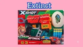 Zuru X-shot Dino Attack Exctinkt обзор на бластер