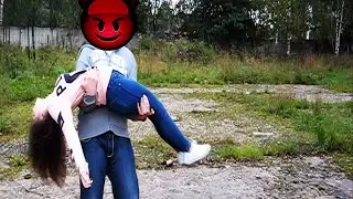 Neck snap OTS / unconscious carry (an example for actors №2)