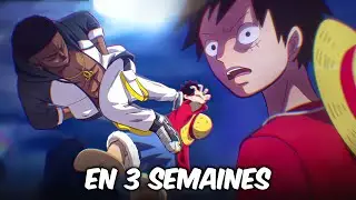Je m'incruste dans ONE PIECE et j'affronte LUFFY [en 3 semaines] (Défi Animation)