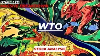 MASSIVE BREAKDOWN | $WTO STOCK ANALYSIS | UTIME LTD STOCK