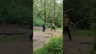 Школа Девяти сокровищ ворот Дракона Парные короткие палки. Одиночные формы в фиксированных позициях