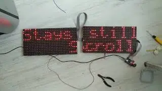 led p10 Arduino nano