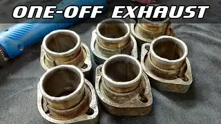 Kawasaki Z1300 custom motorcycle build - exhaust fabrication