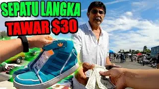 Pasar Bekas AMERIKA, DAPAT SEPATU ORIGINAL LANGKA