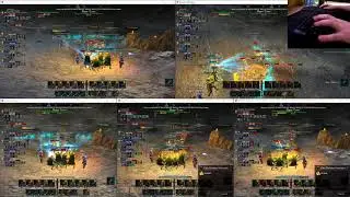 Shroud of the Avatar - Multi boxing keyboard and mouse demonstration