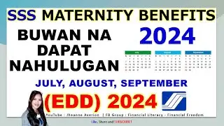 2024 Third Quarter SSS Maternity Benefits Details |#JheanneAverion