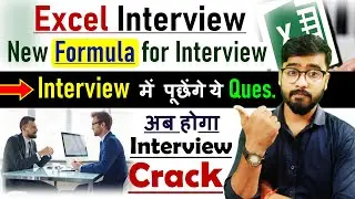 Excel interview question and answers | Job Interview in Excel | Excel Interview