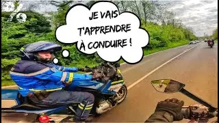 IL VEUT LUI APPRENDRE À CONDUIRE 😂🤣 MOTARDS FRANÇAIS vs QUOTIDIEN #294