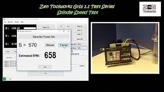 Zen CNC Grbl 1.1 Test Series 03 -  Spindle Test