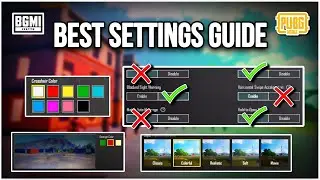 PUBG MOBILE 2024 BEST SETTINGS ☑️ BEST SETTINGS & SENSITIVITY 🔥COPY & USE!